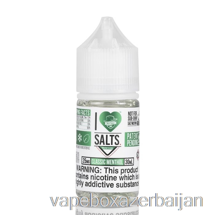 Vape Baku Classic Menthol - I Love Salts - 30mL 25mg